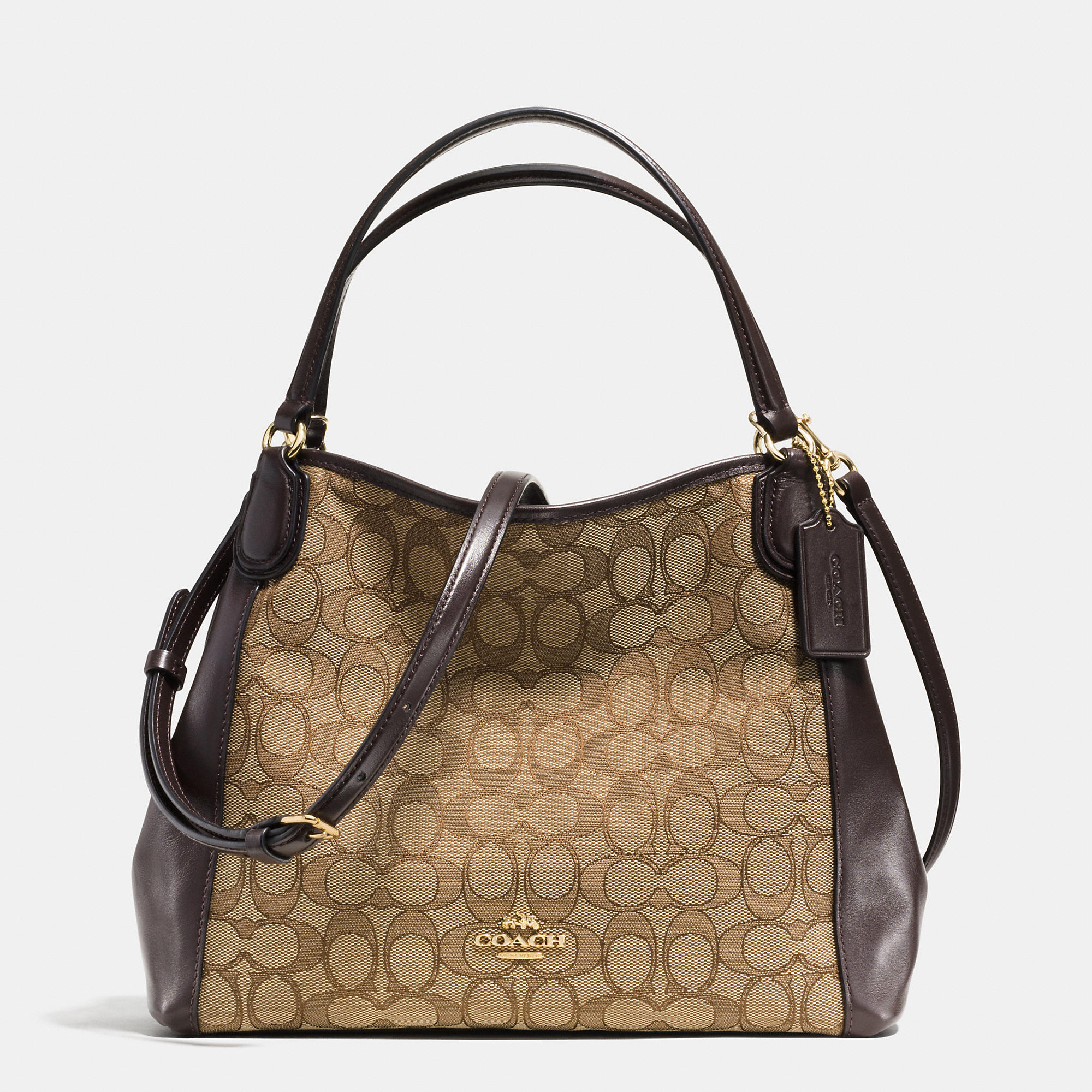 Coach Edie Shoulder Bag 28 In Signature Jacquard | Women